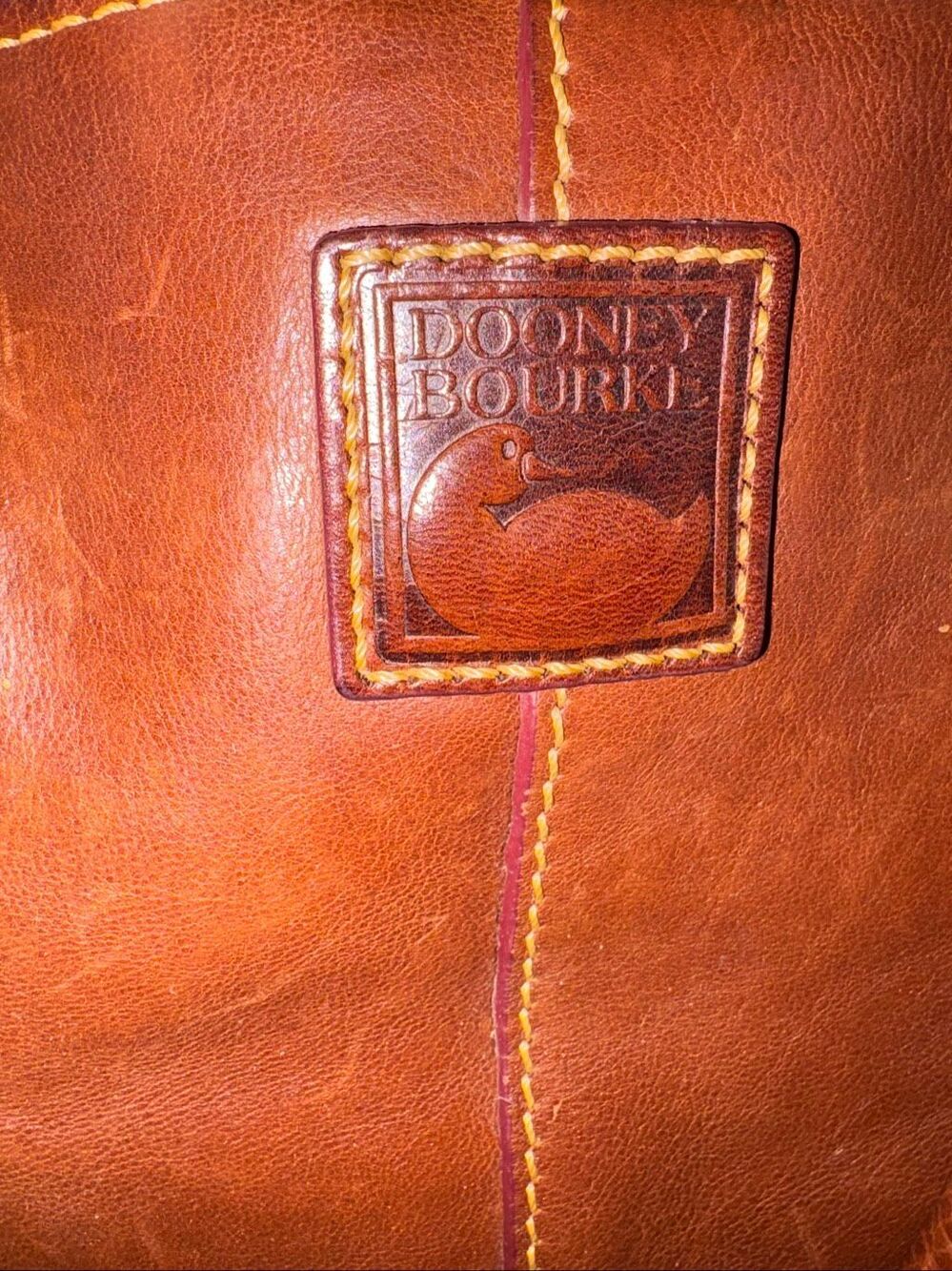 Dooney & Bourke Florentine Chelsea Handbag Italian Leather Brown - Picture 9 of 12